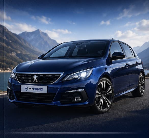 Peugeot 308 — véhicule d'exemple